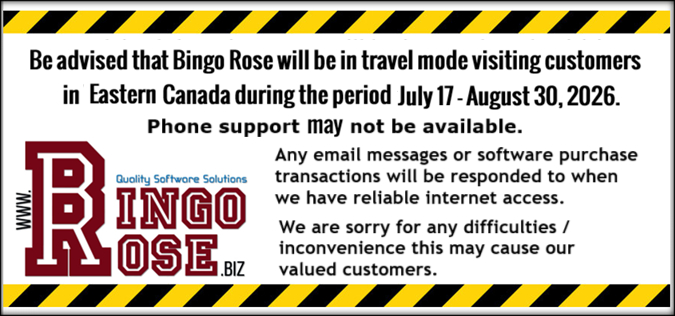Bingo Rose roadtrip July 2026